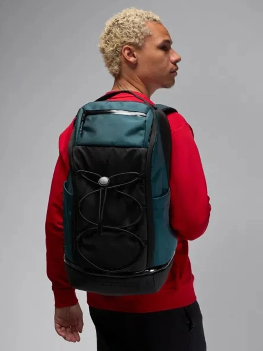 Jordan Sport Backpack 33L Shoe Garage Green Black Travel Bag
